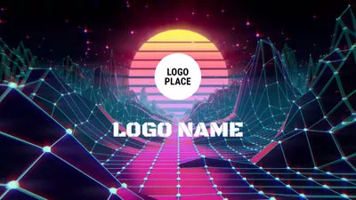 Abstract Linear Logo Intro