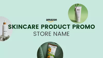 Amazon Skincare Product Promo