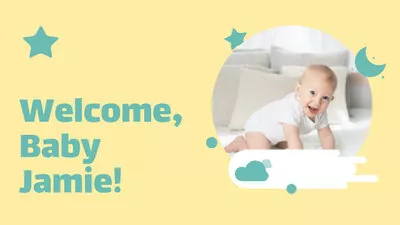 Animated Baby Announcement