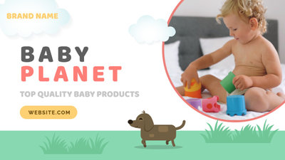 Promoção de produtos para bebês