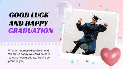 Balloon Graduation Day Slideshow