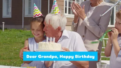 おじいちゃんの誕生日の願い