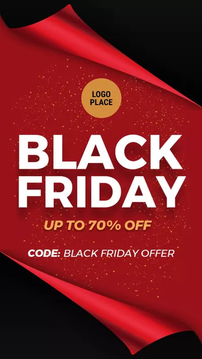 Black Friday Code Sale Ad Promotion