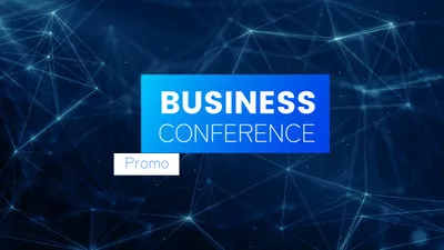 Business Konferenz Promo Folien