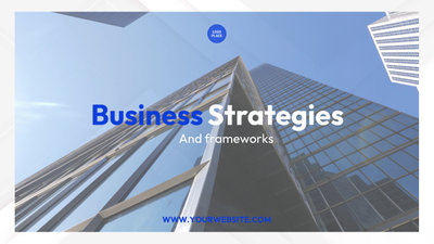 Package De Diapositives D'introduction à La Stratégie D'entreprise