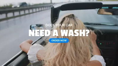 洗车服务促销