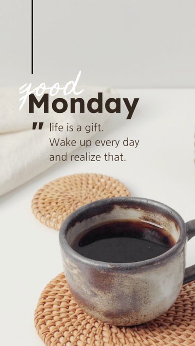 Coffee Clip Monday Motivational Quotes