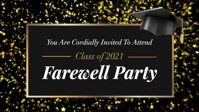 College Farewell Party Invitation