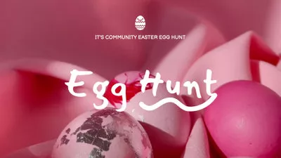 Búsqueda De Huevos De Pascua Comunitaria
