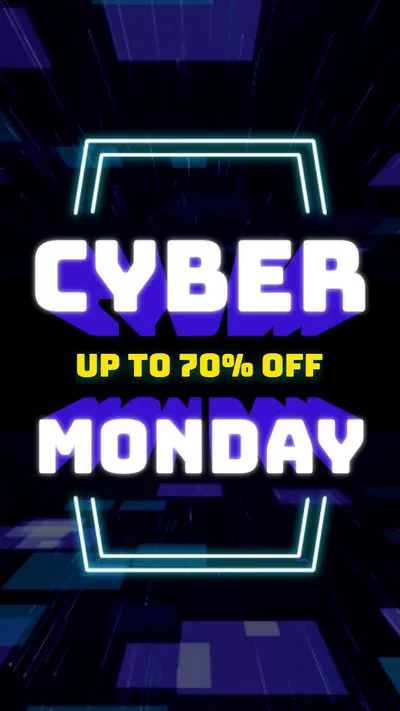 Cyber Monday Sale Ad Promotion