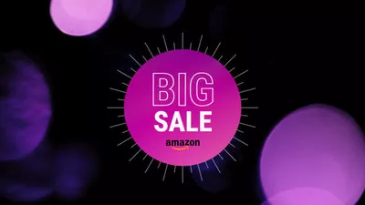 Dark Purple Gradient Amazon Store Sale