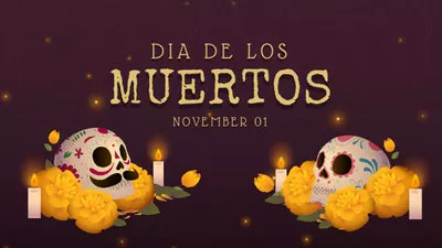 Dia De Los Muertos Party Invitation