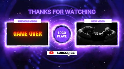 Dynamic Youtube Canal Outro