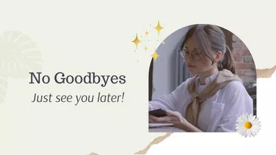 Elegant Farewell Message Video