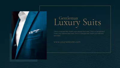 Facebook Gentleman Luxus Suits Ad