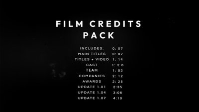 Film Title Package Credits