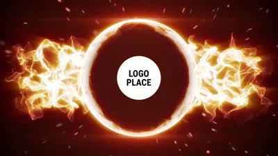 Fire Logo Reveal - How to Make a Free Fire Intro in Clicks