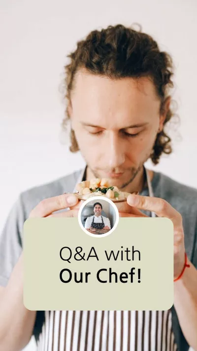 Food Brand Q and a Instagram Reels