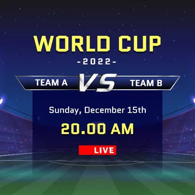 Fútbol Soccer World Cup Broadcast Post