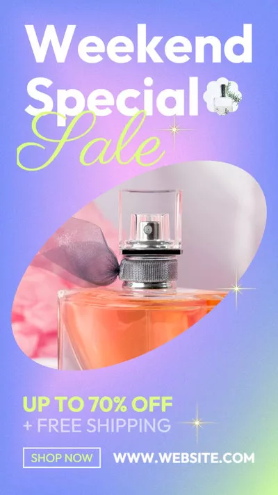 Gradient Product Promo Special Sale