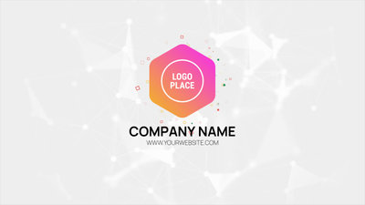 Farbverlauf Quadrate Logo Reveal Intro