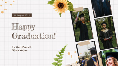 Graduation Collage Slideshow