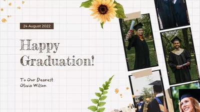 Graduation Collage Diaporama