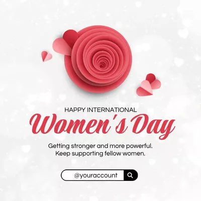 Happy Womens Day Rose Coeur Instagram