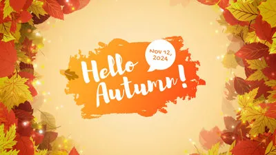 Hello Autumn Family Slideshow