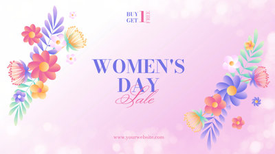 International Womens Day Promo Sale