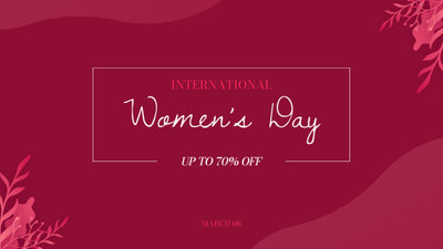 International Womens Day Promotion