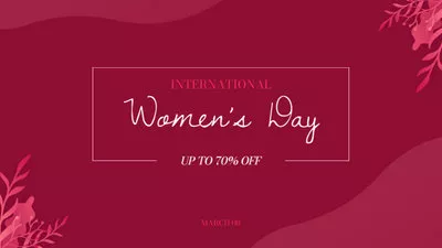 Internationale Frauentag Promotion