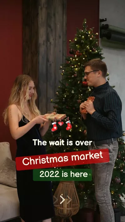 Minimal Weihnachtsverkauf Instagram Rollen