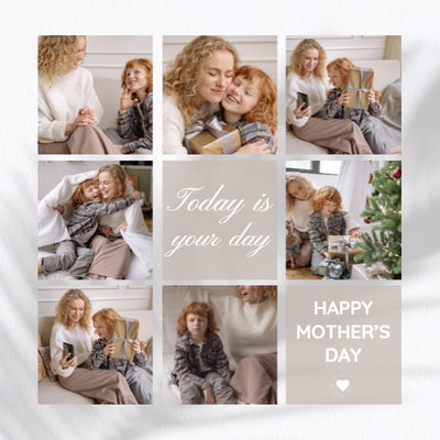 Dia Das Mães Aniversário Instagram Post