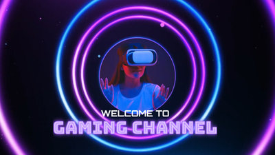 霓虹燈電子未來科技遊戲介紹結尾