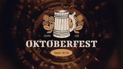 Oktoberfest Cerveza Festival Etiqueta