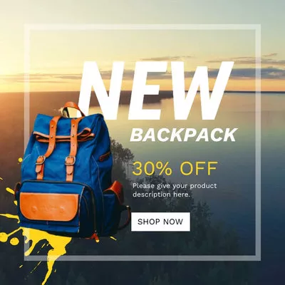 Outdoor Backpack Product Promo