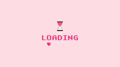 Pink Heart Loading Intro