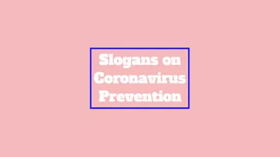 Prävention Coronavirus Slogan