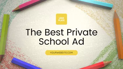 私立学校の広告ビデオ