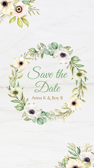 Save the Date Invitation Instagram Video