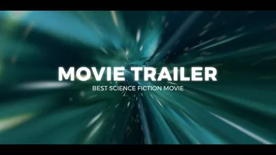 Modelo De Trailer De Filme De Ficção Científica