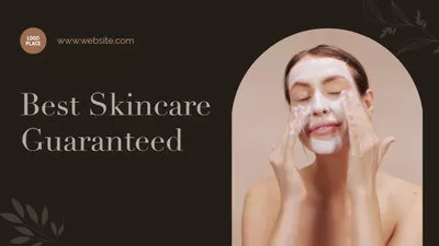 Hautpflege-Werbung