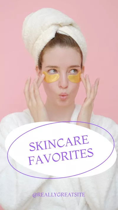 Skincare Favoris Instagram Video