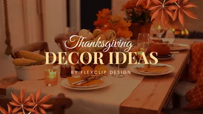 Thanksgiving Dekor Ideen