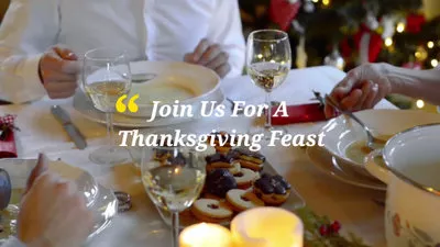 Thanksgiving Dinner Einladung