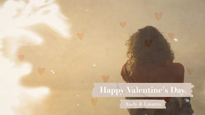 Valentines Love Story Slideshow