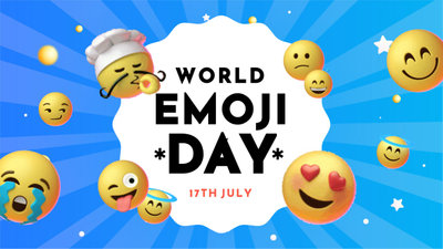 Welt Emoji Tag 3D Fun Video