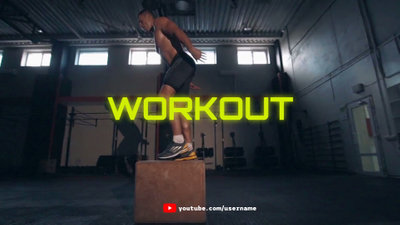 Intro YouTube pour le fitness